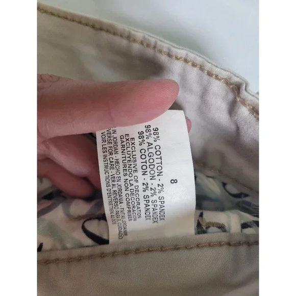 womens Nine West khaki dress pants, size 8 - Picture 5 of 7